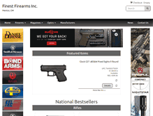 Tablet Screenshot of finestfirearms.net